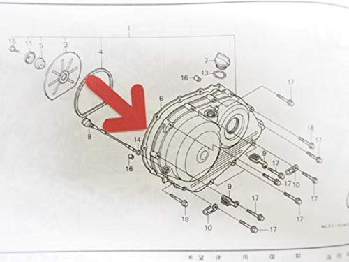 Amazon | VT250FE VT250F2F VT250FG VT250F2H VTZ250 右クランクケース